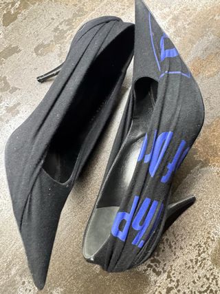 Zapatos Balenciaga Negro/Azul Diseño