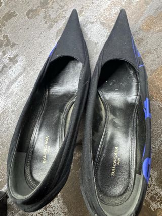 Zapatos Balenciaga Negro/Azul Diseño