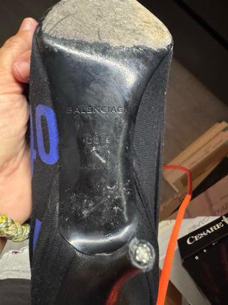Zapatos Balenciaga Negro/Azul Diseño