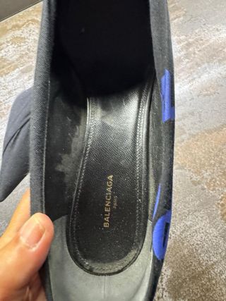 Zapatos Balenciaga Negro/Azul Diseño