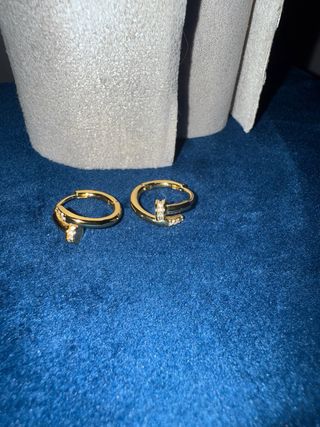 Pendientes Oro Plata Bañados