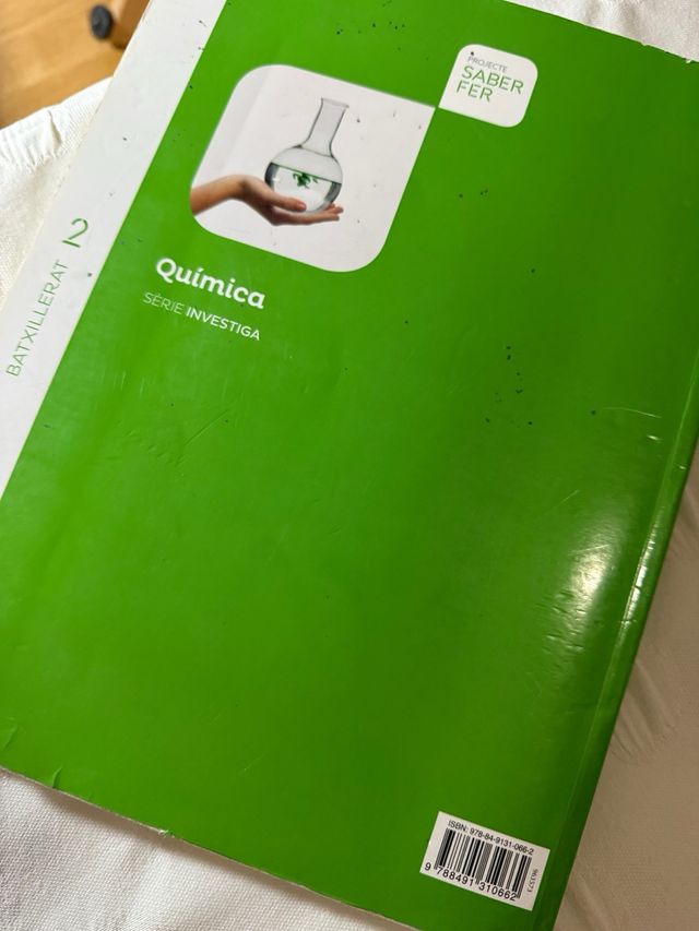 libro Química 2º batxillerat