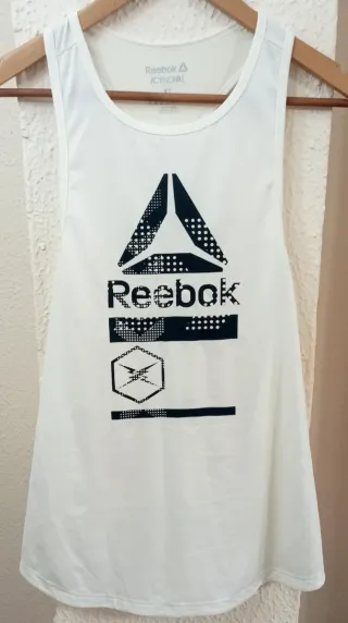 Camiseta tirantes Reebok Fitness blanca