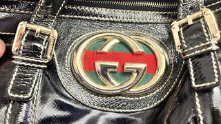 Bolso Gucci Boston Charol Negro 