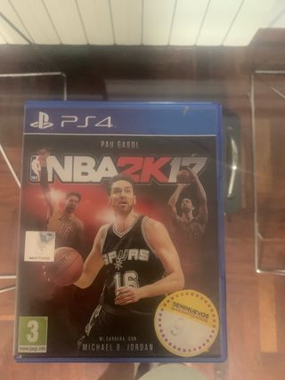 NBA 2K17 PS4 (PlayStation 4) Pau Gasol
