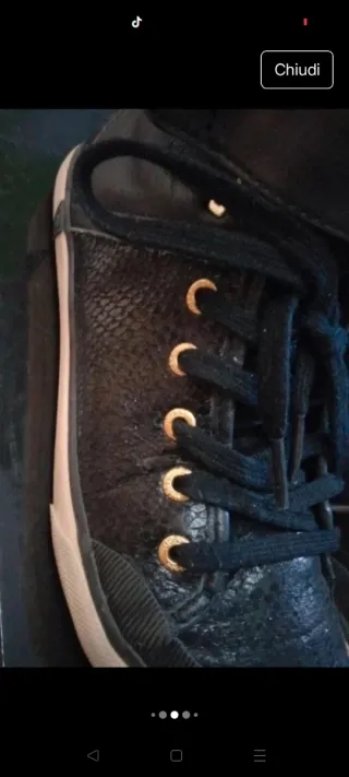 Scarpe Guess donna nere oro misura 38