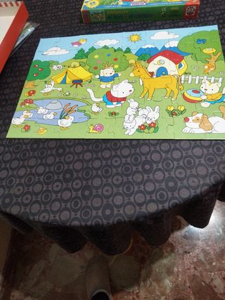 Doblepuzzle El Zoo 2 Puzzles 48 Piezas