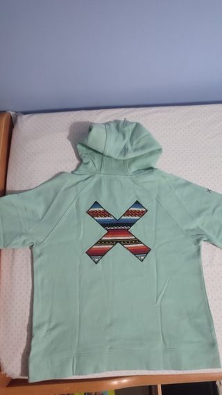 Sudadera Blue Banana verde y multicolor