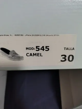 Zapato niño Sparta Shoes MOD 545 Talla 30