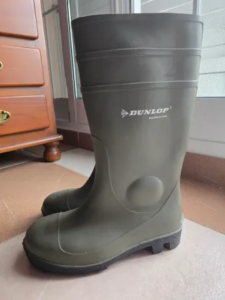 Botas de agua Dunlop verde oliva