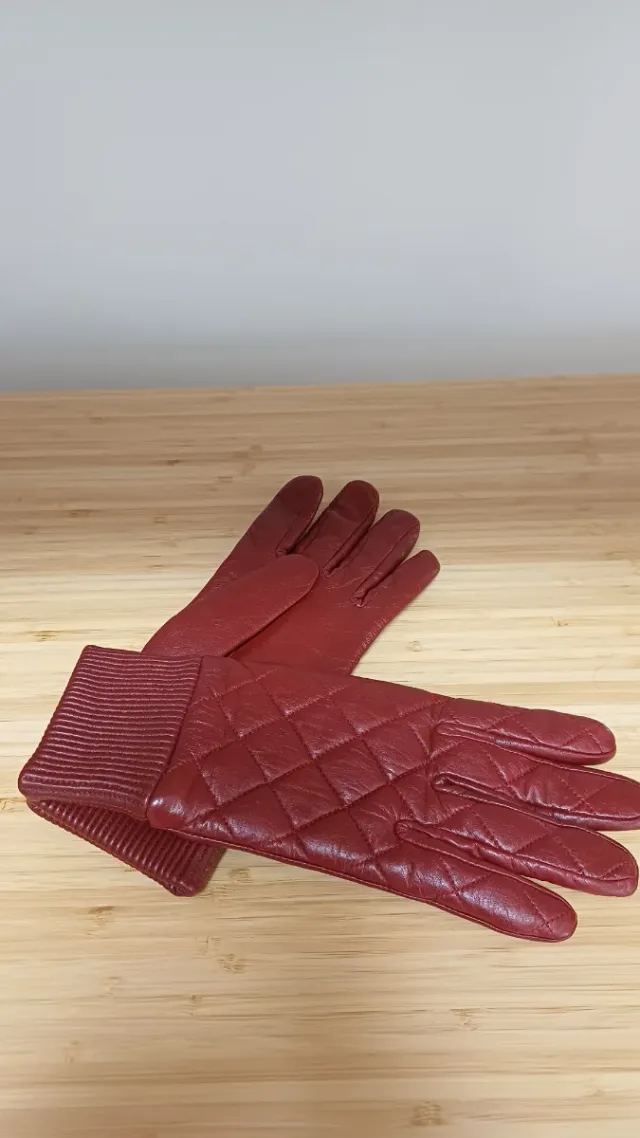 Guantes Zara Piel Acolchados