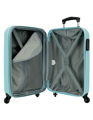 Maleta Trolley Roll Road Flex 55 cm ABS azul claro