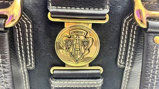 Bolso Gucci Satchel Lona Negra