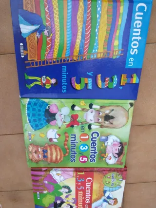 Pack 3 Cuentos Infantiles 1, 3 y 5 Minutos