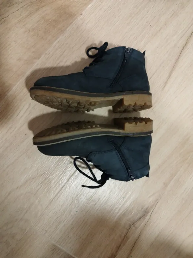 Botas Zara niño talla 33 azul marino