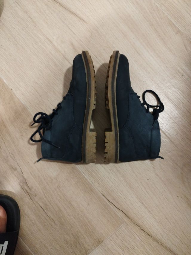 Botas Zara niño talla 33 azul marino