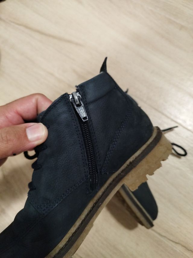 Botas Zara niño talla 33 azul marino