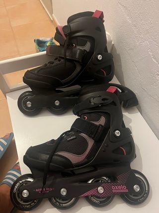 Patines en línea Oxelo negros número 38