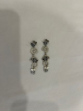 Pendientes Largos Tous Acero sin usar.