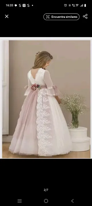 Vestido de comunión niña