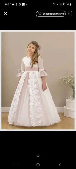 Vestido de comunión niña