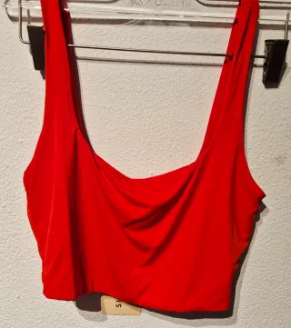 Conjunto Chaleco y Pantalón Zara Rojo