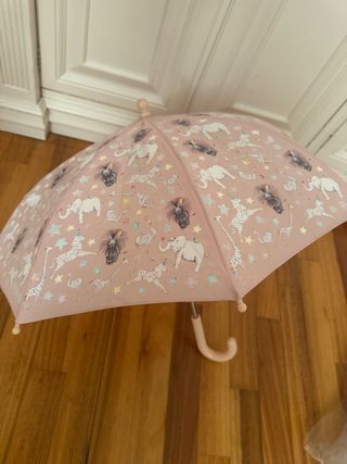 Paraguas infantil con estampado de animales