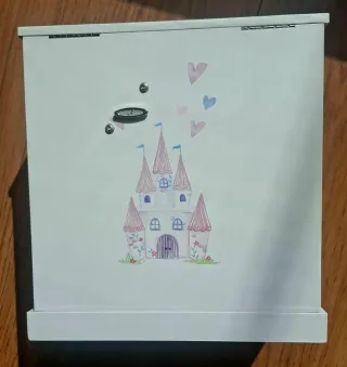 Carillon portagioie per bambini con 6 scomparti