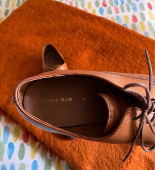 Zapatos de vestir Zara Piel Marrón Talla 44