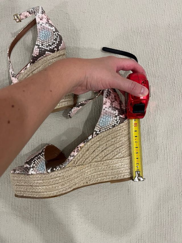 Cuñas Popa Talla 38 Serpiente Multicolor