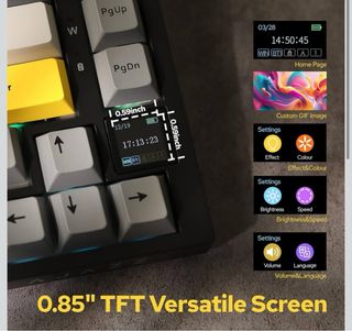 Teclado Mecánico Ajazz AK820 Pro Inalámbrico RGB