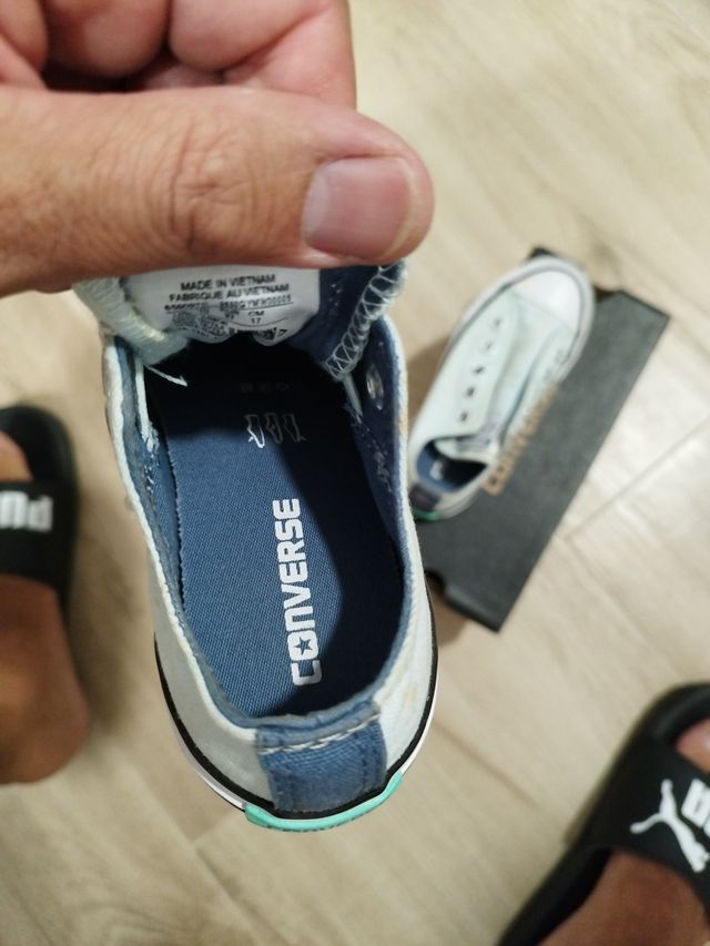 Converse verde agua Talla 27 unisex