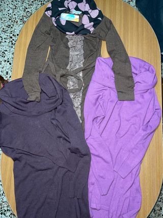 3 Vestidos de punto de invierno