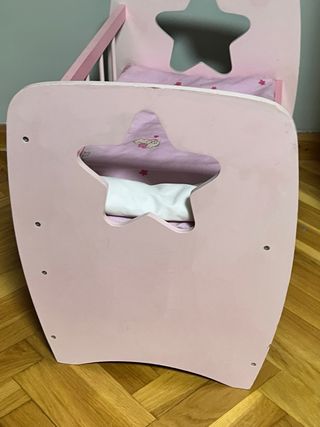 Cuna litera de muñecas 