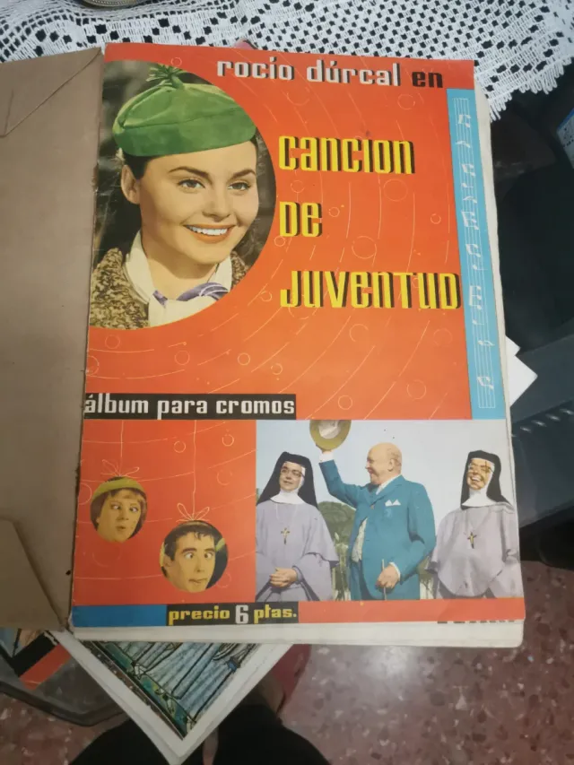 Álbum Cromos Rocío Dúrcal Canción Juventud