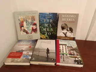 Lote 6 libros Maxim Huerta