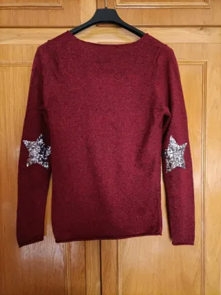 Jersey Zadig & Voltaire lana burdeos Talla S