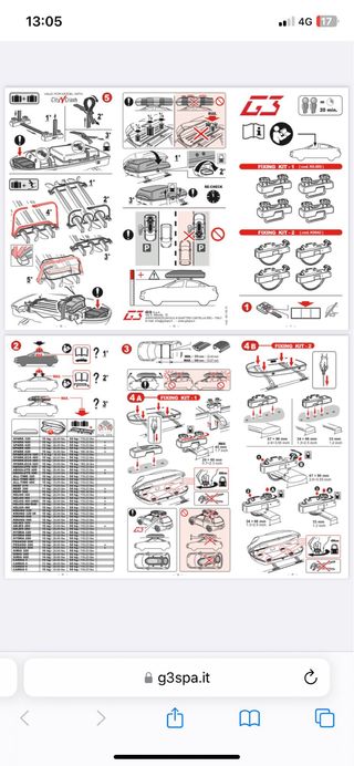 Cofre de techo para coche.
Marca: DACIA.
