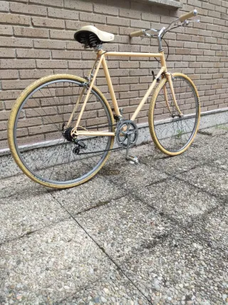 Bicicleta Retro Vintage Crema Beige