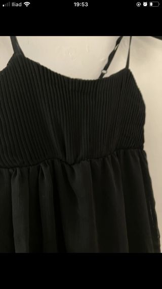 Vestito nero misto sintetico