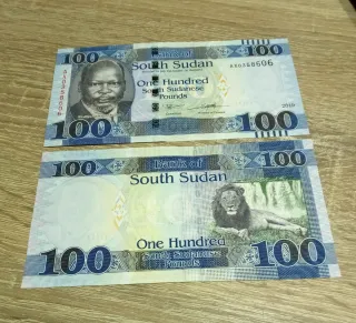 Billete sudan 100 Libras 2019