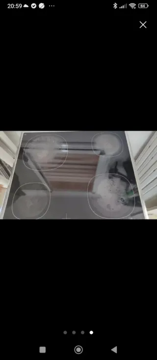 Encimera vitrocerámica y horno