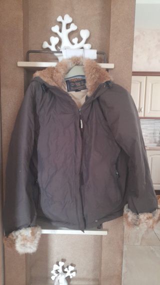 Giubbotto Woolrich donna beige/marrone
