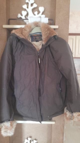 Giubbotto Woolrich donna beige/marrone