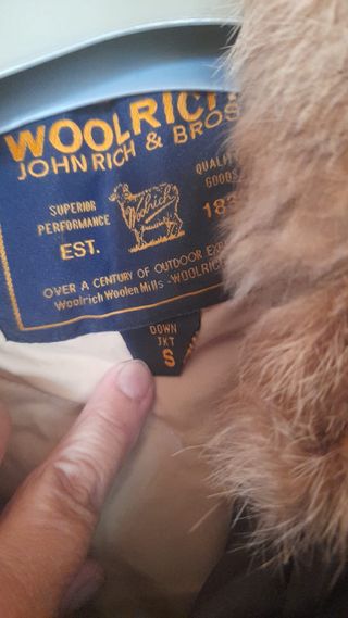 Giubbotto Woolrich donna beige/marrone