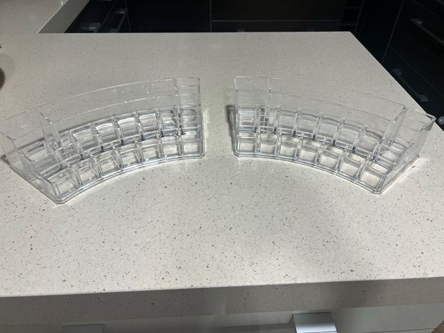 Organizador Maquillaje Acrílico Curvo