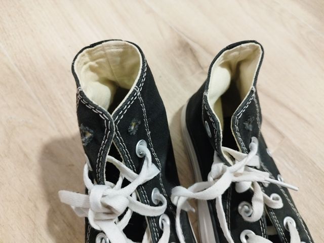 Botas Converse unisex talla 36 negras