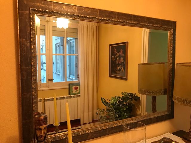 Espejo decorativo madera y cristal