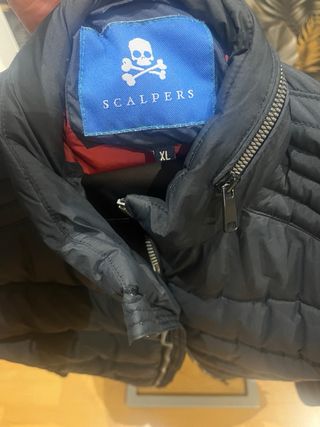 Cazadora Scalpers azul oscuro XL