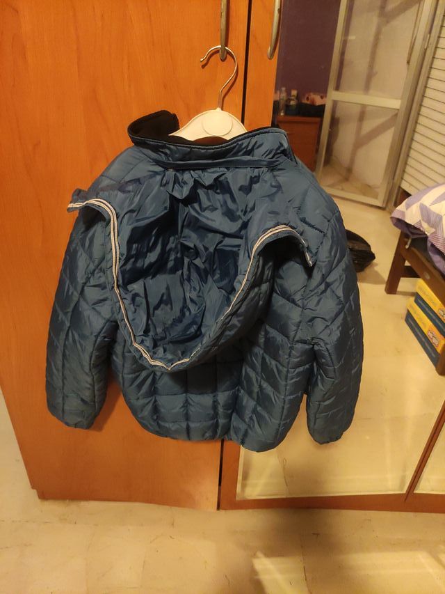 Abrigo niño Zara azul talla 9_10 años
